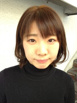 フェリシータ 緑地公園店(felicita) シースルーバング流し前髪♪エフォートレスボブ