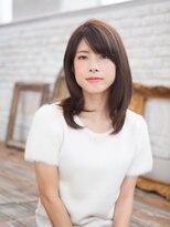 美容室 シープ 小岩店(Seep)&nbsp;ひし形シルエットのセミディ【小岩】