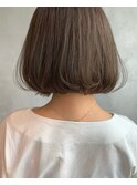 [kichi.] ふんわりボブ×カーキベージュ
