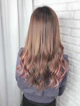 ハイエクステンション 京都駅前店(Hi-Extension) ◆002◆ブラウンロング>インナーカラー有り