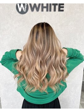 ホワイト(WHITE) [WHITE RYOTA] ホワイトミルクバレイヤージュ