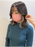 インナーカラー×ホワイトベージュ×デザインカラー
