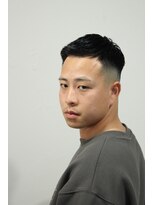 レンゲン(LENGEN)&nbsp;メンズかき上げニュアンスマッシュサイドパート韓国マッシュ