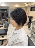 簡単スタイリング!似合わせ大人ショートヘア!