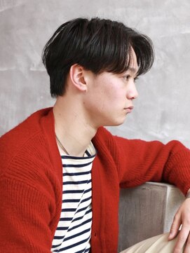 にもう ナチュラルセンターパート　ツーブロック　5