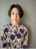 ハイライトカラー×ショートボブ【担当　ジン　トモヒト】