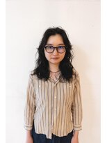 イーズ(e's) 大きいウェーブが可愛い　medium perm  Genta