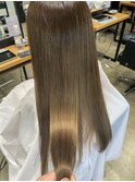 髪質改善トリートメント×カラー