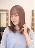 LINDAペレイラ寺田【フロントレイヤー×ピンクアッシュ】