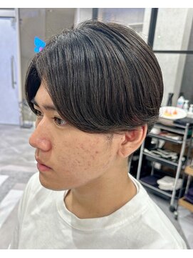 ジェイド(Jade) ニュアンス縮毛矯正韓国センターパート毛流れパーマ