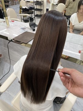 シェノン サントル(CHAINON CENTRE) 酸性縮毛矯正/髪質改善/デザインカラー