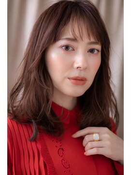 カバーヘア ブリス 戸田公園西口店(COVER HAIR bliss) レッドブラウンレイヤーこなれヘアTb2戸田公園20代30代40代