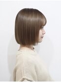 ブリーチカラー・ダブルカラーで透明感ベージュカラー 田尻