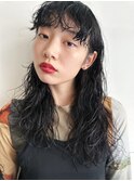 ロングパーマ
