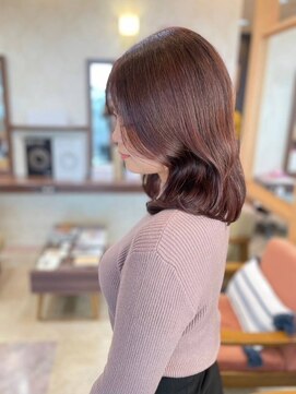 ヘアメイク ミチ 富田店(HAIRMAKE MICHI) 【MICHI 富田店　古作蓮】エギョモリ　韓国　大人かわいい