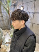 スペインカールシャドウパーマニュアンスパーマメンズパーマ