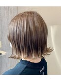 【filo山口】ミルクティーカラーの外ハネ仕上げ♪