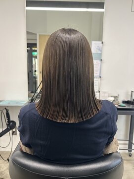 イレス 札幌円山店(IRESU) 切りっぱなしボブ/エアリーロング/美髪/ピンクブラウン/ショート