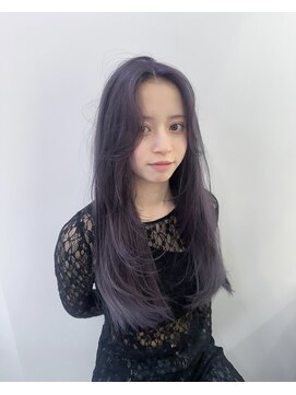 シェノン バイ アランスミシー 表参道(CHAINON by Alan smithee) ロングレイヤーラベンダーグレージュ☆