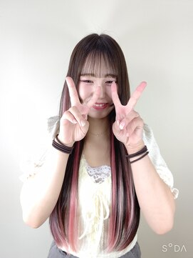 ウィット アンド ラファム Wit &La Famme JKに人気だね！インナーカラーエクステ