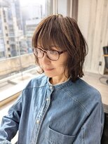 プレジール (Plaisir)&nbsp;今っぽい！40代50代60代クセを生かしたトレンドウルフカット