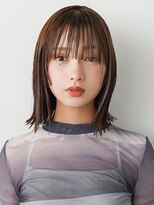 ドーチェ 平野(DOCHE)&nbsp;ブラウンカラー×シースルーバング