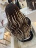 《人気＊》シャンプーブロー付☆シールエクステハイライト￥10,780