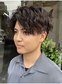 アップバング/ツイストスパイラル/パーマ/押上