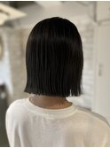 切りっぱなしボブ