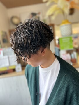 ピース(PEACE) メンズスパイラルパーマ