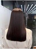 美髪シアーカラー髪質改善レイヤーカット切りっぱなしボブ