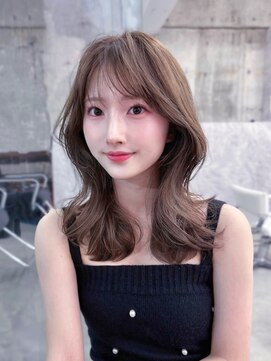 フィヴェント(Fivent) 美髪韓国レイヤーイメチェン夏ハイライトカラーくびれヘア