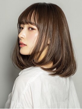 リファインヴェール めじろ台店 くびれヘア/アプリコットオレンジ/ハイライトカラー/めじろ台