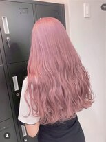 ペレ 梅田(PELE)&nbsp;くびれヘア／アプリコットオレンジ/夏のヘアアレンジ/梅田