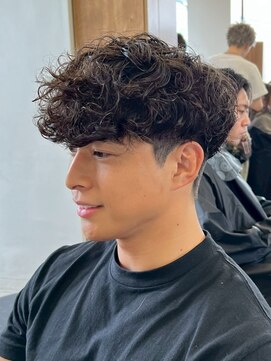 リッチブランドアンドコー(Rich Brand&Co) ショートハーパー メンズパーマ バーバー スペインカール