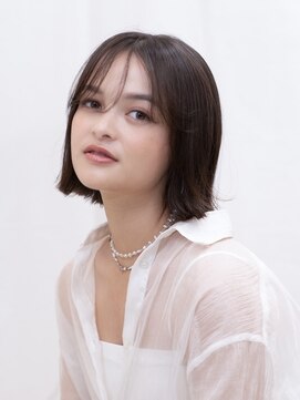 ◇外ハネボブ/透け感バング/顔まわりレイヤー/小顔/ミニマム