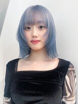 シオン(shion)&nbsp;ブルーシルバーブルーグレージュニュアンスカラー_ba522441