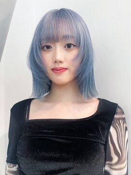 シオン(shion) ブルーシルバーブルーグレージュニュアンスカラー_ba522441