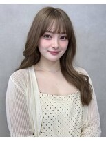 サンドレオ 新宿店(sand Leo)&nbsp;ミディアムレイヤーカット/髪質改善/韓国/前髪/新宿/ブリーチ