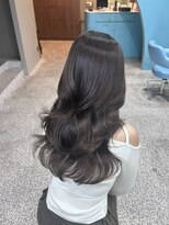 ボタン 熊本(VOTAN) 透ける暗髪/レイヤーカット/顔まわり/韓国ヘア/熊本美容室