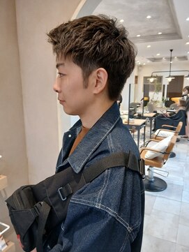 ラボヌールヘアーグレース 門前仲町店(La Bonheur hair grace) 【grace三瓶】メンズショート/ニュアンスパーマ