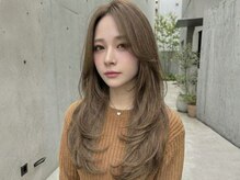 髪質を見極めたブリーチ設計[池袋/池袋駅/ブリーチダブルカラー/縮毛矯正/前髪カット/レイヤーカット/韓国]