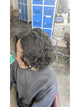 ヘアリゾート エーアイ 浅草ROX店(hair resort Ai) メンズカットミディアムパーマ/サーフカール