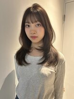 アンドカオマワリカットファム(Fann.)&nbsp;レイヤーカット 顔まわり 前髪 韓国風 髪質改善 神戸三宮元町
