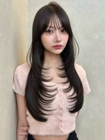 サンドナル 鹿児島天文館(sand NALU)&nbsp;ハッシュカット/グレージュ/デザインカラー[鹿児島天文館]