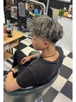 フォーティースリーヘアー(FORTYTHREE hair)&nbsp;ツイストジェット×ホワイトメッシュ