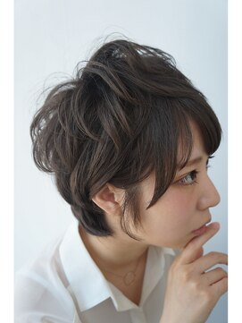 ヘアサロンエムフィス 池袋東口(HAIR SALON M Fe's) 【M／CLEDRAN】フリンジショート