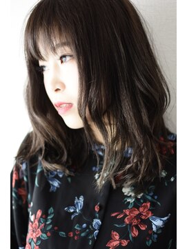 ノイン(noine) 『noine＊SASAKI』透け感ダークカラー＊外国人風クセ感ウェーブ