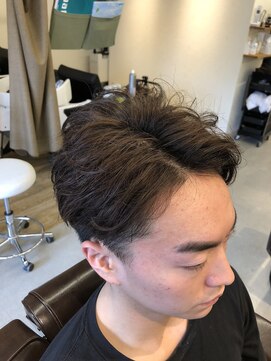 クフィア メンズヘアー カンポ 難波店(CUFFIA MEN'S HAIR CAMPO) 七三マッシュ