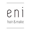 ヘア アンドメイク エニ(hair&make eni)のお店ロゴ